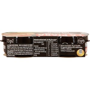 Pate Tapa Negra Iberico Lata Pack de 2