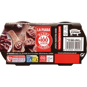Pate Tapa Negra Iberico Lata Pack de 2