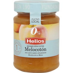 HELIOS Mermelada Melocotón 0% Azúcares Añadidos