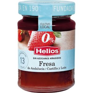 HELIOS Mermelada de Fresa 0% Azúcares Añadidos