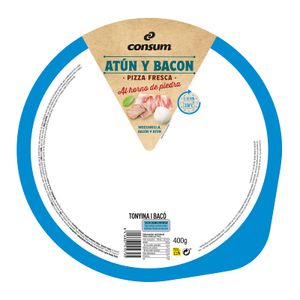 Pizza Atún y Bacón