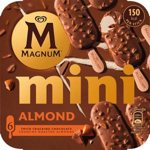 Magnum Mini Almendras Pack de 6 Unidades