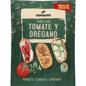 CONSUM Pan Tostado Sabor Tomate y Orégano