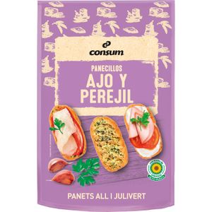 CONSUM Pan Tostado Sabor Ajo y Perejil