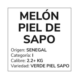 Melón Piel de Sapo Partido