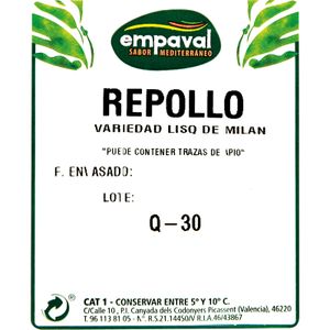 Repollo Liso Partido