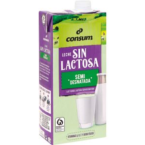 Leche Sin Lactosa Semi 1 L. (6 uds)
