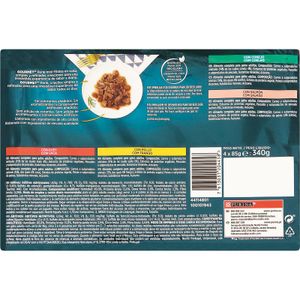 Segona imatge del producte Menjar Humit Gats Gurmet Perle Bou de la marca GOURMET