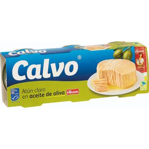 CALVO Atún Claro Aceite Oliva Pack de 3