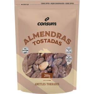 Imagen de Almendras con Piel Tostadas Sal Bolsa
