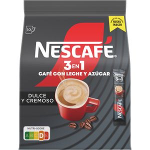 Café Soluble 3 en 1 10 sobres NESCAFE