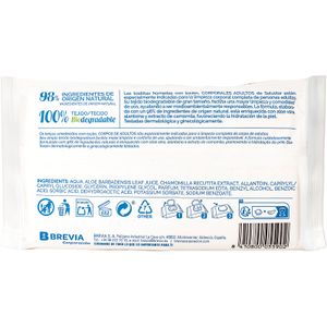 Segona imatge del producte Tovalloleta Higiene Corporal Adult de la marca SALUSTAR