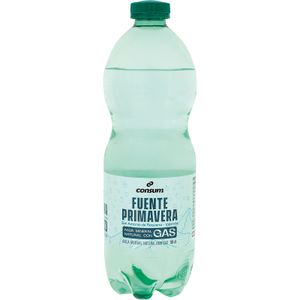 CONSUM Agua Mineral con Gas Botella