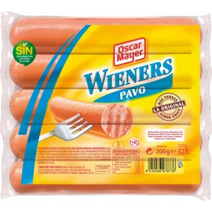 Salchichas Wieners Pavo
