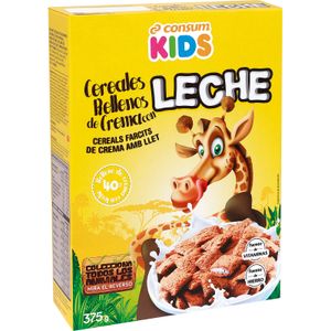 Cereales Rellenos Crema con  Leche