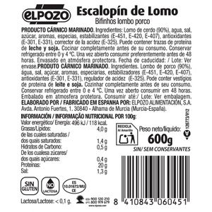 Escalopín de Lomo Tierno
