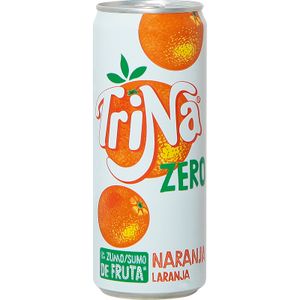 TRINA Refresco Naranja sin Gas Zero Lata