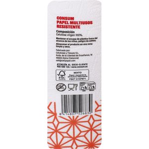 Segona imatge del producte Rotlle Multiusos 2 Capes 125 metres de la marca CONSUM