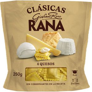 Pasta Fresca Rellena 4 Quesos