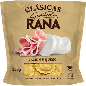 Pasta Fresca Rellena Jamón y Queso