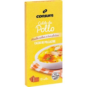 CONSUM Caldo de Pollo 12 Pastillas