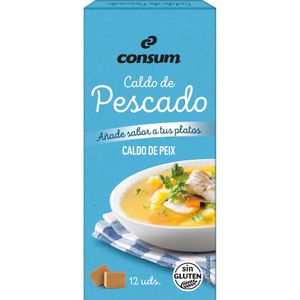 CONSUM Caldo Pescado 12 Pastillas