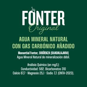 Agua Mineral con Gas Botella