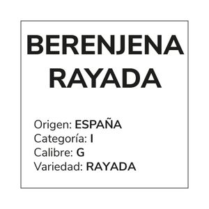Berenjena Rayada