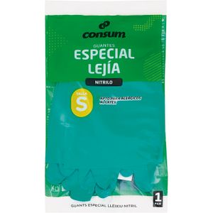 Guante Especial Lejía de Nitrilo Talla Pequeña