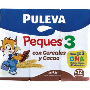 Peques3 Preparado Lácteo Cereales y Cacao PULEVA