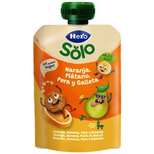 Pouche Hero Nanos Naranja, Plátano y Galleta