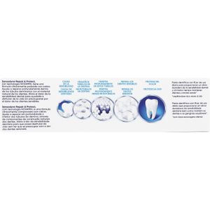 Tercera imatge del producte Dentífric Repair&Protect Blanquejant de la marca SENSODYNE