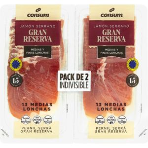 Jamón Gran Reserva Hembra Medias Lonchas