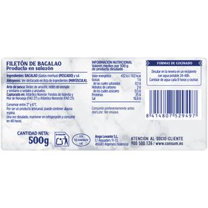 Filetón Bacalao Islandia