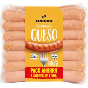 Salchichas con Queso 7 Unidades