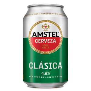 Cerveza Clásica Lata AMSTEL