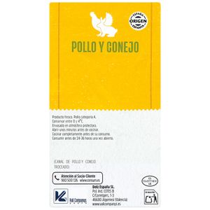 Arreglo para Paella de Pollo y Conejo