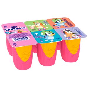 DANONE Danonino Petit Suisse Fresa y Plátano Pack 6 U
