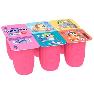 DANONE Danonino Petit Suisse Sabor Fresa Pack de 6 U