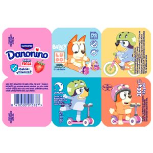 Danonino Petit Suisse Sabor Fresa Pack de 6 U