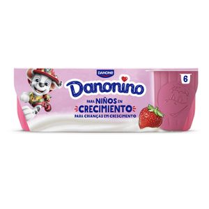 Segona imatge del producte Danonino Petit Suisse Gust Maduixa Pack 6 de la marca DANONE