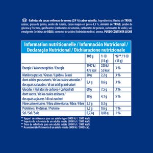 Segona imatge del producte Galleta Oreo Xocolate Farcides de Crema de la marca OREO