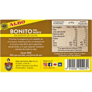 Bonito del Norte en Aceite Oliva