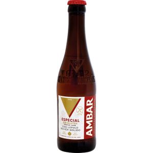 AMBAR Cerveza Celiacos Botella
