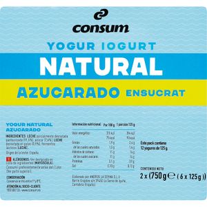 Yogur Sabores Pack de 12 Unidades