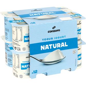 Yogur natural 12 raciones en yogurtera