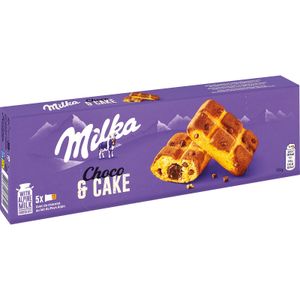 MILKA Bizcocho Cake&choc Relleno de Chocolate 5U