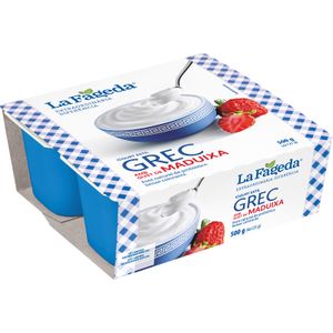 Yogur Griego Fresa Pack de 4 Unidades 4 x 125 Gr
