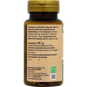 Tercera imatge del producte Comprimits Omega 3 de la marca NATURTIERRA