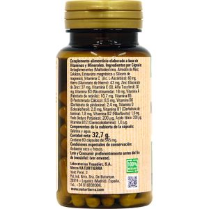 Tercera imatge del producte Càpsules Multivitamínic de la marca NATURTIERRA